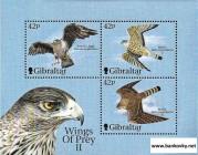 *Známky Gibraltar 2000 Draví vtáci 2 neraz. séria MNH - Kliknutím na obrázok zatvorte -